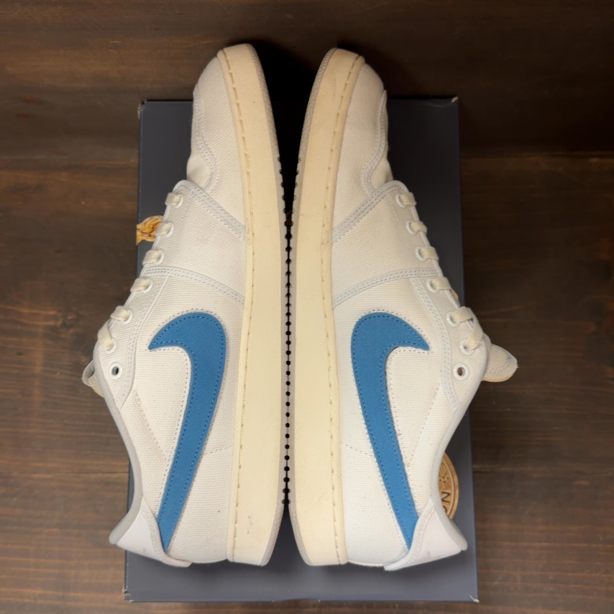 Jordan 1 Retro AJKO Low SP Union White Canvas - Image 6