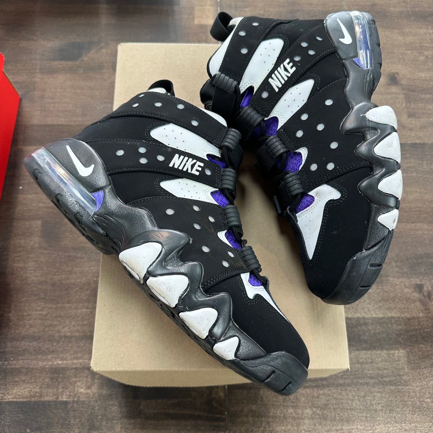 Black White Purple Air Max 2 CB '94 (USED, No Insoles, No Box)