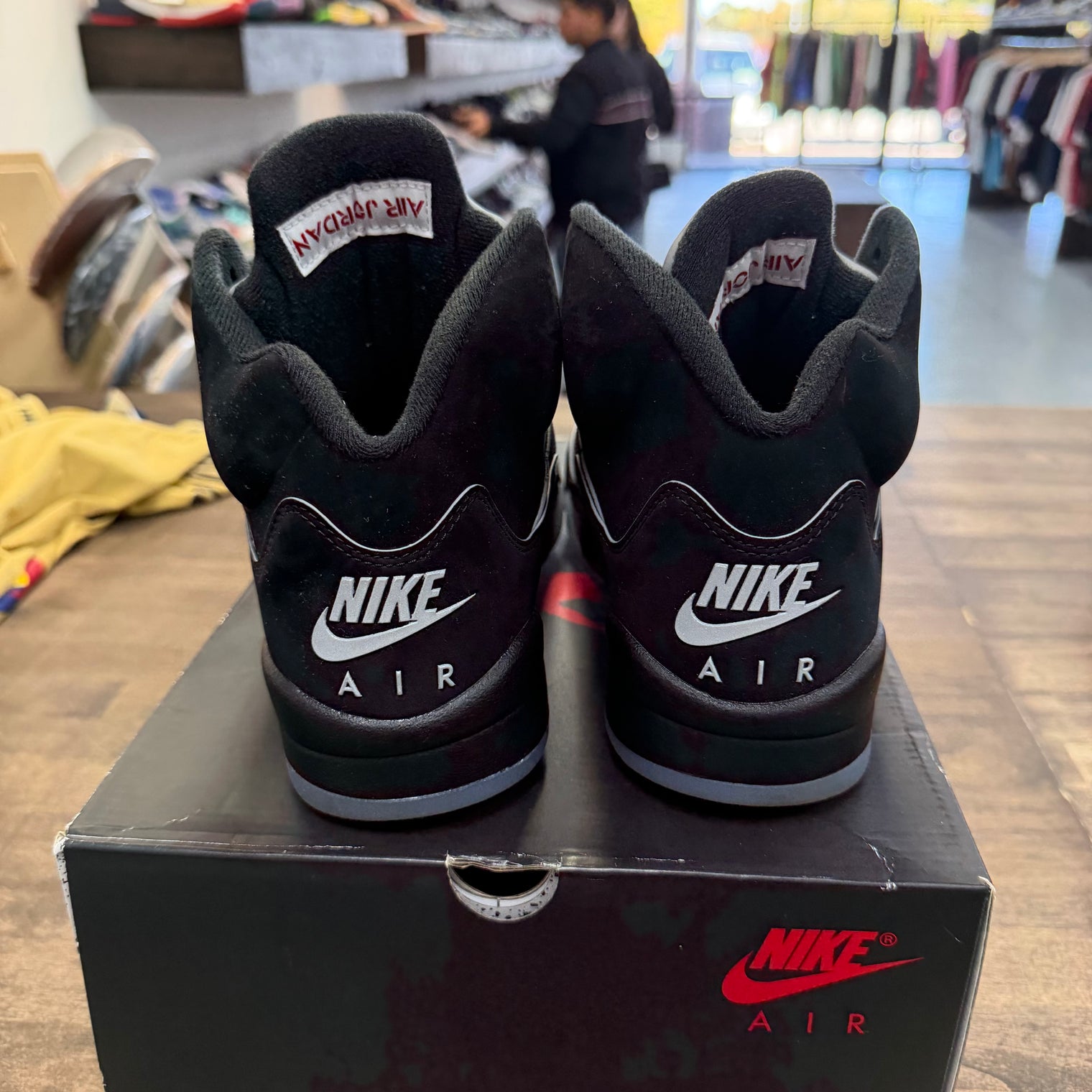 Black Metallic Jordan 5 (2025) (USED)