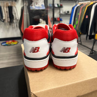 New Balance 550 White Team Red (USED, no box)