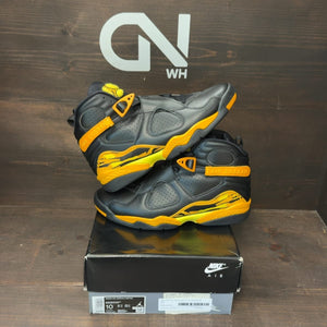 Jordan 8 Retro Taxi Yellow Black (Women's) Size 10W (Pre-Owned) - front