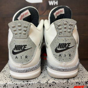 Jordan 4 Retro White Cement (2025) (GS) Size 7Y (Pre-Owned)