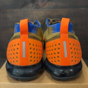 Nike Air VaporMax Flyknit 2 Golden Beige Racer Blue Size 13 (Pre-Owned) - Image 4