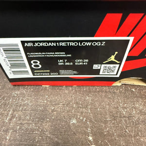 Jordan 1 Retro Low OG Zion Williamson Voodoo Size 8 (Pre-Owned) - aux