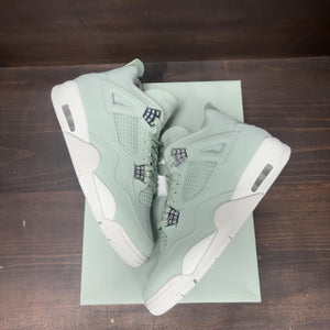 Jordan 4 Retro Seafoam Sail (Women's) Size 12W (Pre-Owned)