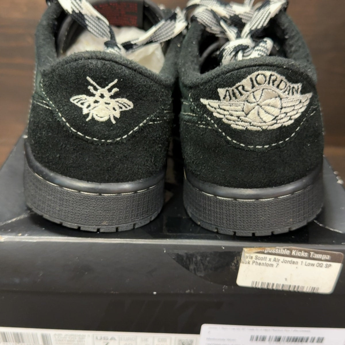 Jordan 1 Retro Low OG SP Travis Scott Black Phantom - Image 5