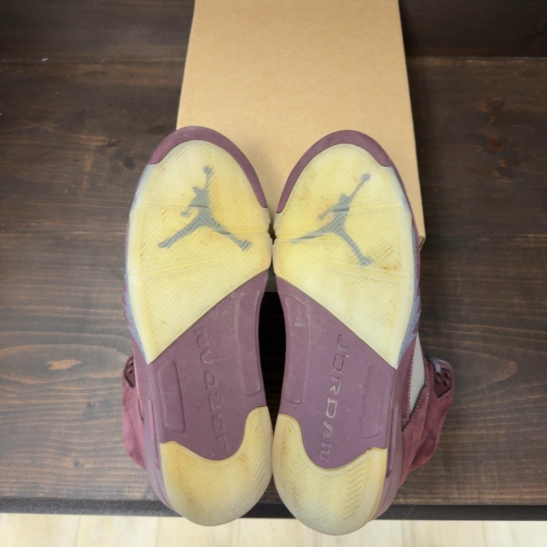 Jordan 5 Retro Burgundy (2023) Size 10 (Pre-Owned) - Image 6