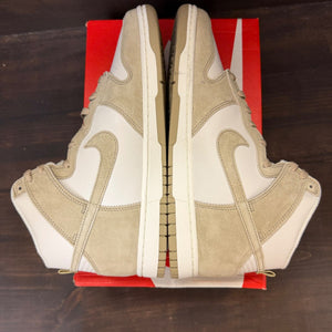 Nike Dunk High Tan Suede White - Image 5