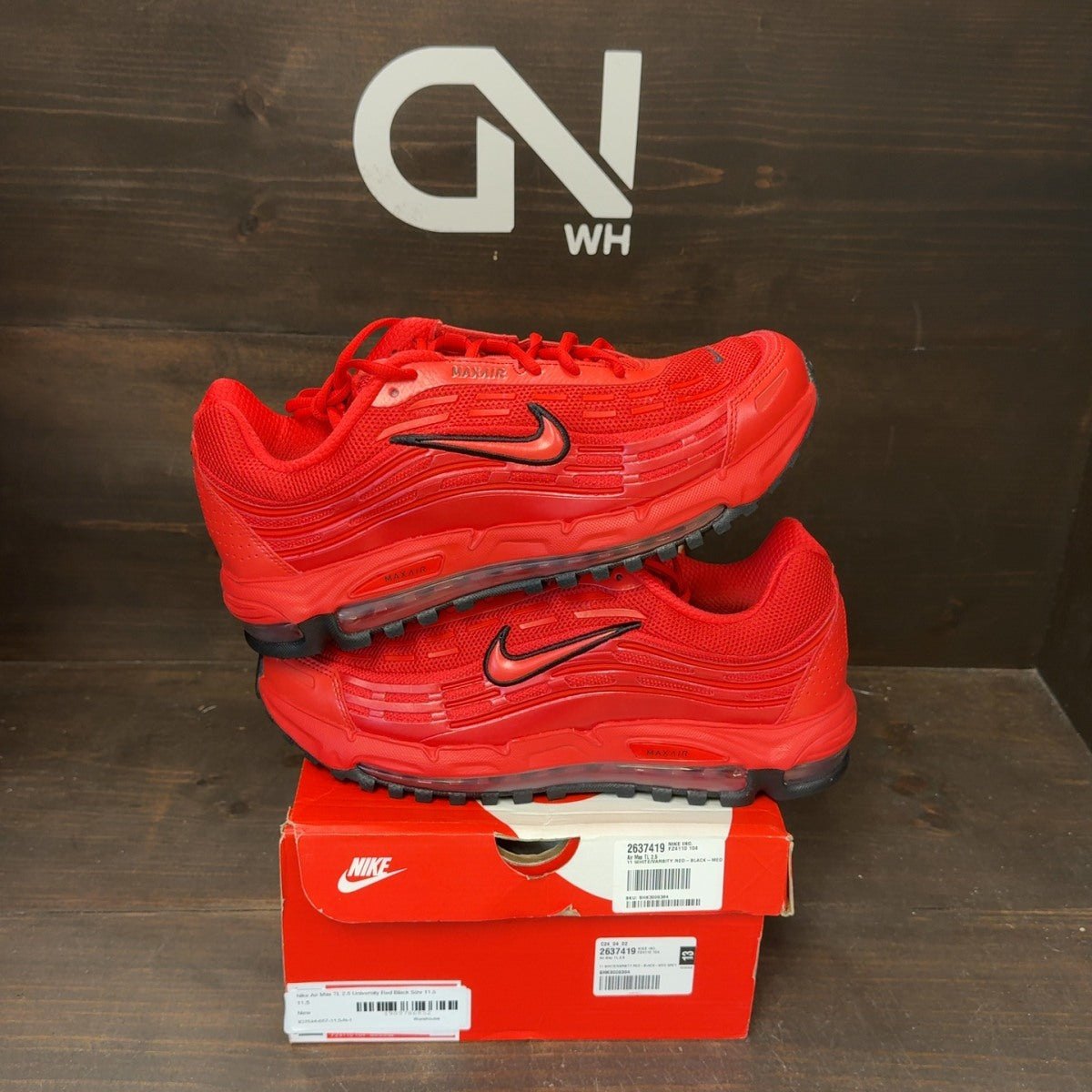 Nike Air Max TL 2.5 University Red Black Size 11.5 - Image 1