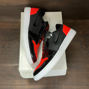 Jordan 1 Low Slip Black Hot Punch (Women's) - Image 2