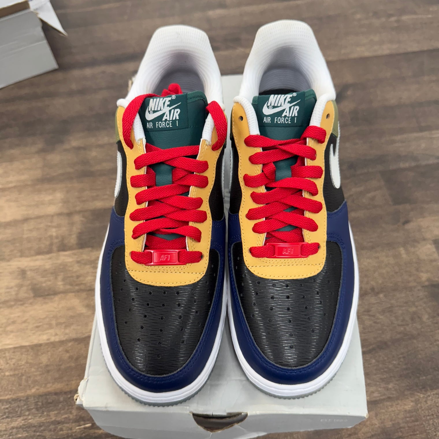 Nike by You Air Force 1 Multi Color (USED, Replacement Box)