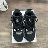 Jordan 4 Retro White Thunder (US 7Y) (USED) Size 7Y (Pre-Owned) - Image 2