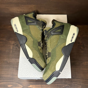 Jordan 4 Retro SE Craft Medium Olive Size 12 (Pre-Owned) - Image 2