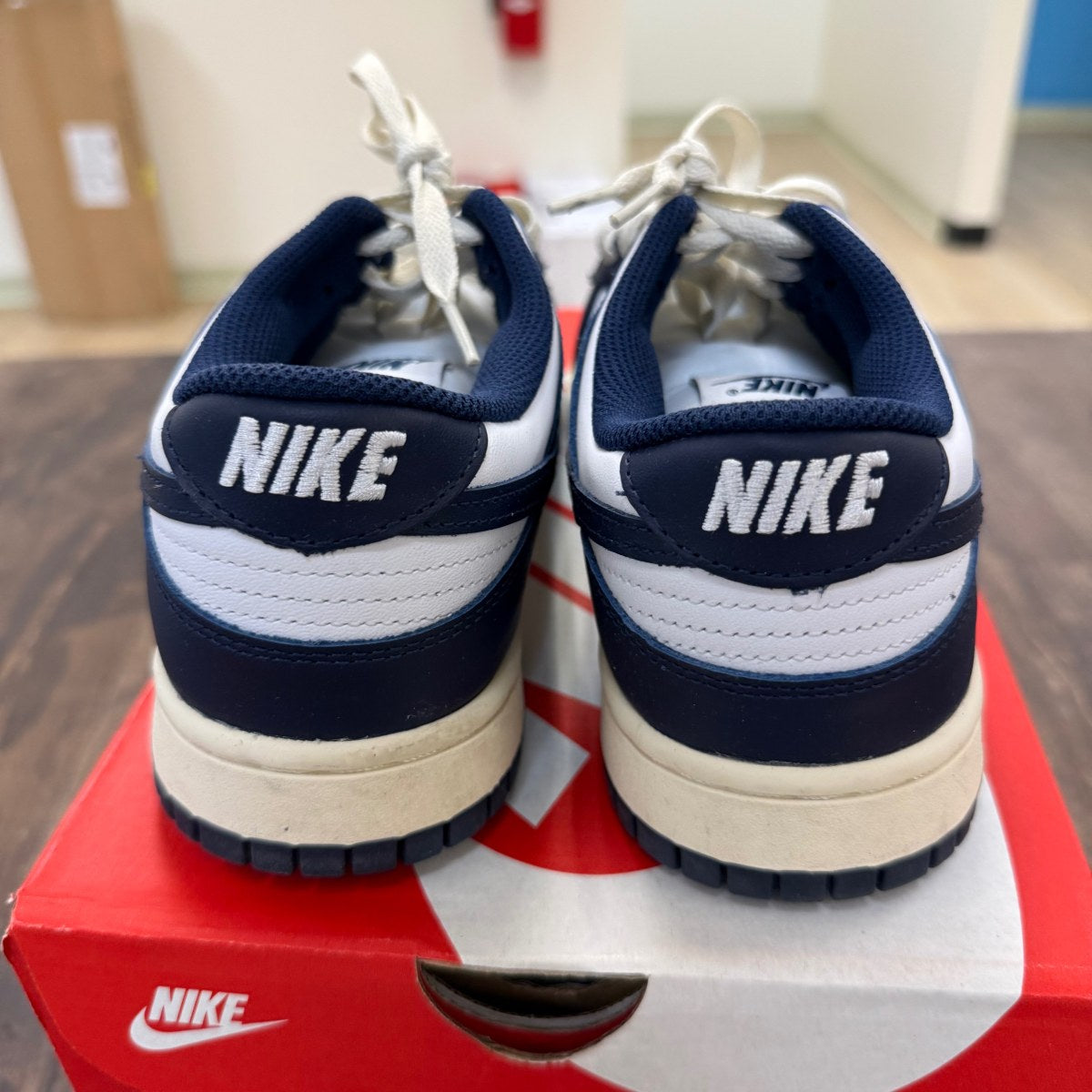 Nike Dunk Low Vintage Navy (Women's) - Image 3