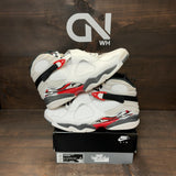 Jordan 8 Retro White True Red (2025) - Image 1