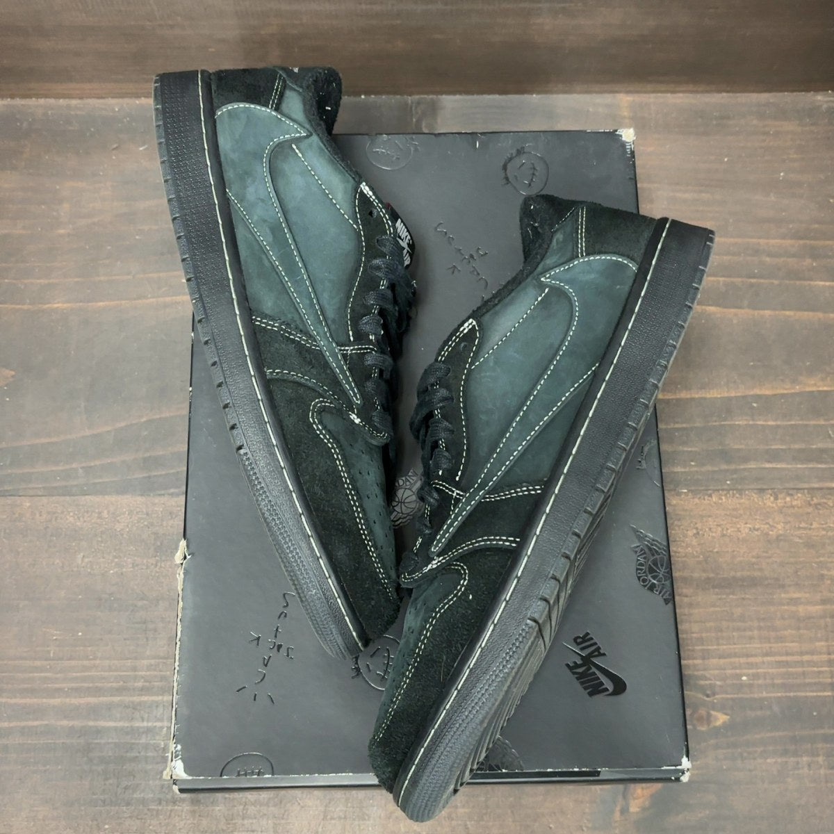 Jordan 1 Retro Low OG SP Travis Scott Black Phantom - Image 2