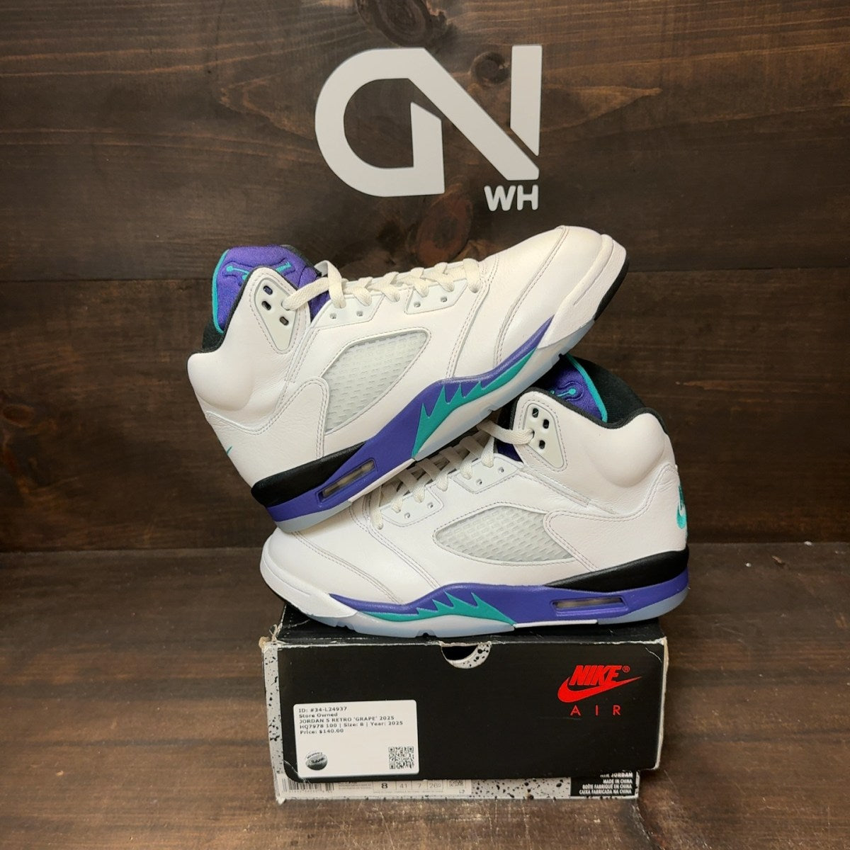 Jordan 5 Retro Grape (2025) - Image 1
