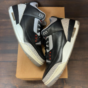 Jordan 3 Retro OG Black Cement (2024) Size 9.5 (Pre-Owned) - Image 2