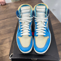 UNC Off-White Jordan 1 High (USED, No Box)