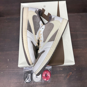Jordan 1 Retro Low OG SP Travis Scott Reverse Mocha Size 12.5 (Pre-Owned) - tag