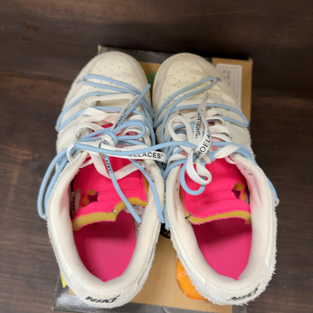 Nike Dunk Low Off-White Lot 38 Size 9 (Pre-Owned)