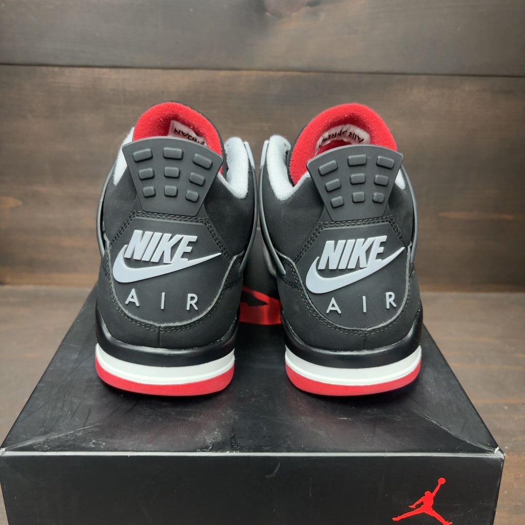 Jordan 4 Retro Bred (2019) Size 9.5 (Pre-Owned)