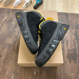 Jordan 9 Retro Dark Charcoal University Gold (GS) Size 6Y (Pre-Owned) - Image 1