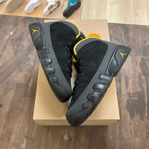 Jordan 9 Retro Dark Charcoal University Gold (GS) Size 6Y (Pre-Owned) - Image 1