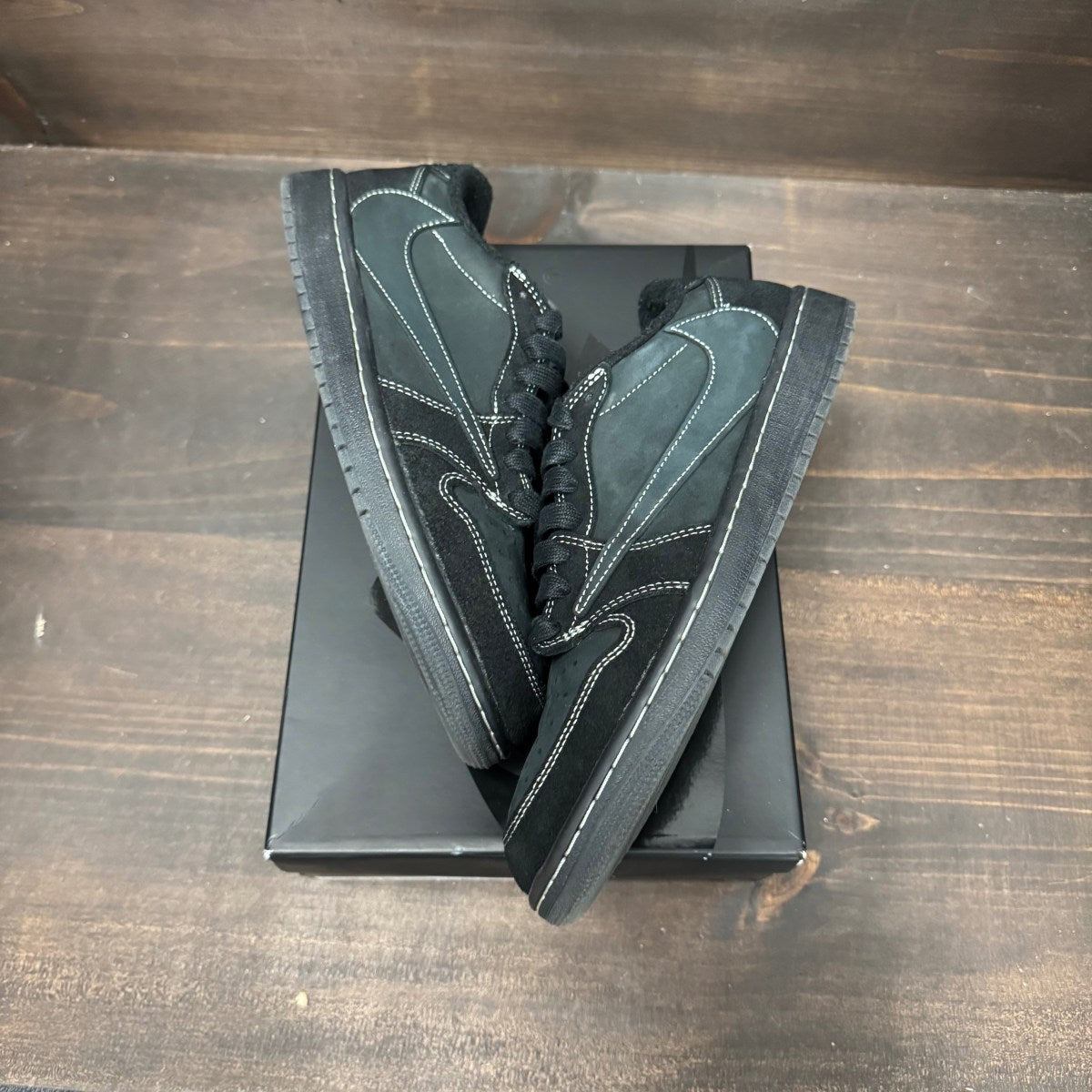 Jordan 1 Retro Low OG SP Travis Scott Black Phantom - Image 2