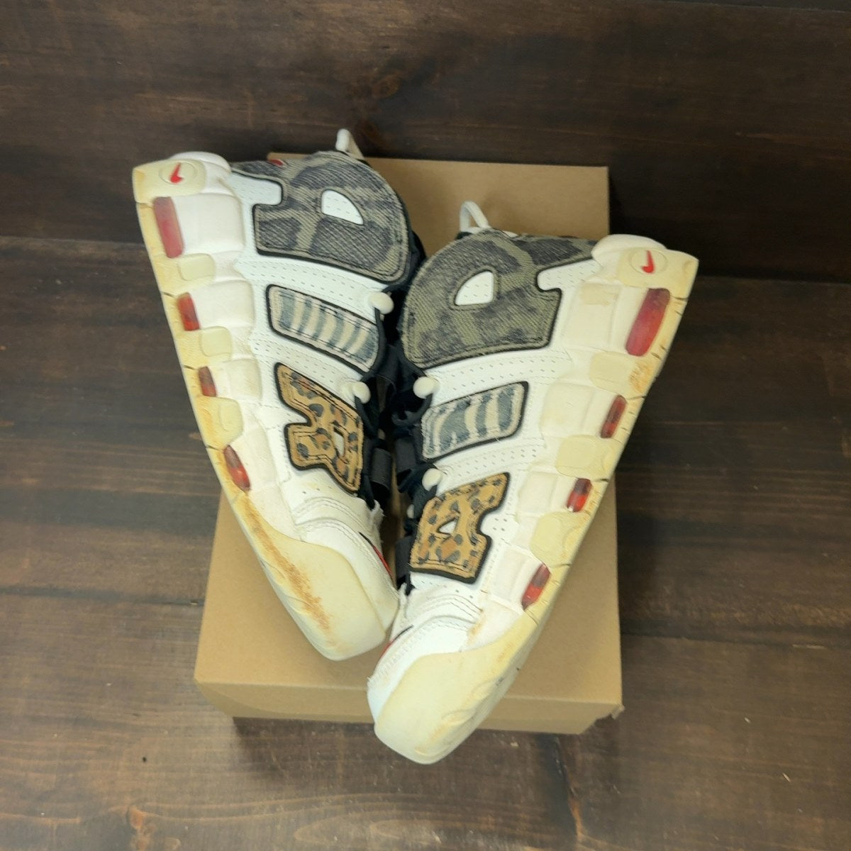 Nike Air More Uptempo 96 Animal Instinct Size 11 (Pre-Owned) - Image 2