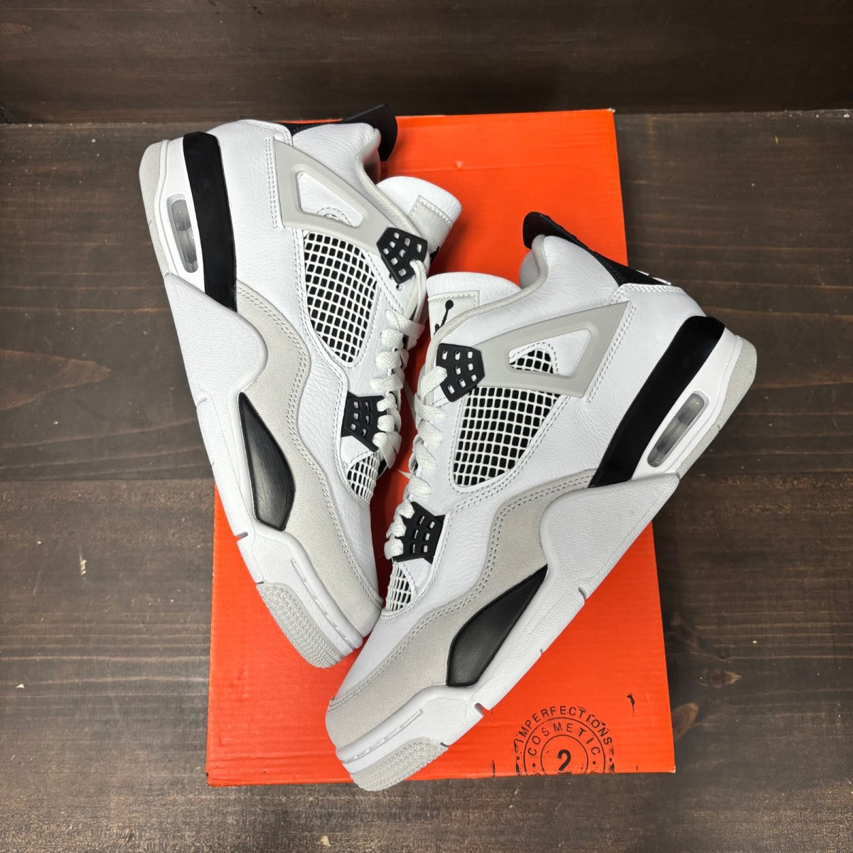 Jordan 4 Retro Military Black Size 9 - Image 2