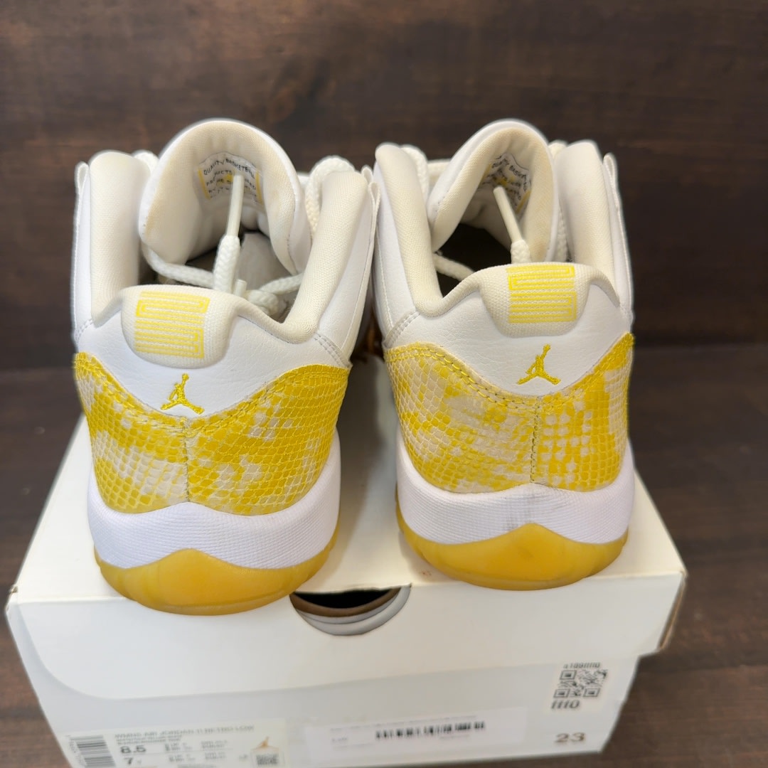 Jordan 11 Retro Low Yellow Snakeskin (Women's) - Image 4