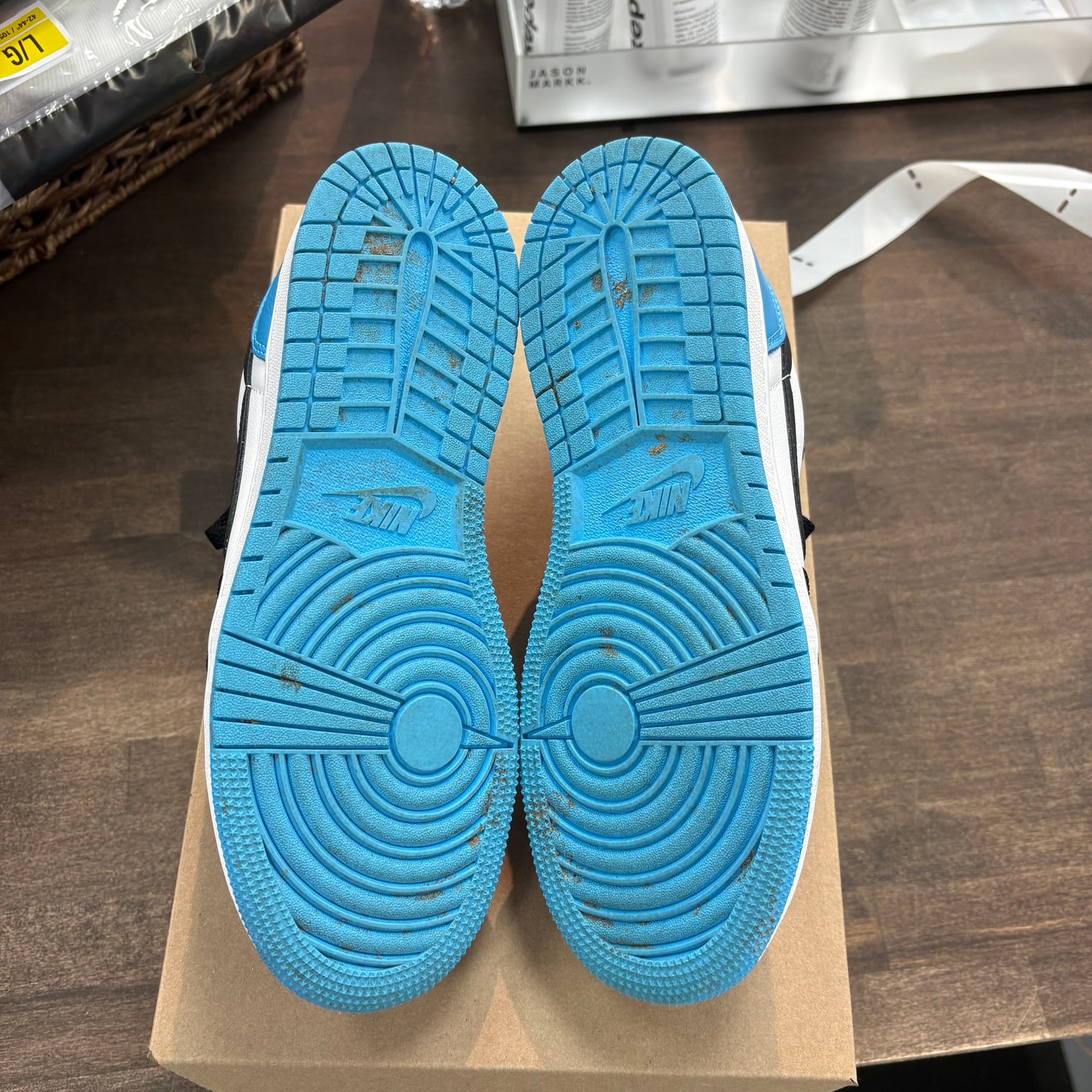 (GS) Powder Blue Jordan 1 Low (USED,No Box)