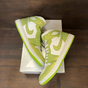Jordan 1 Mid Green Python (Women's) - Image 2