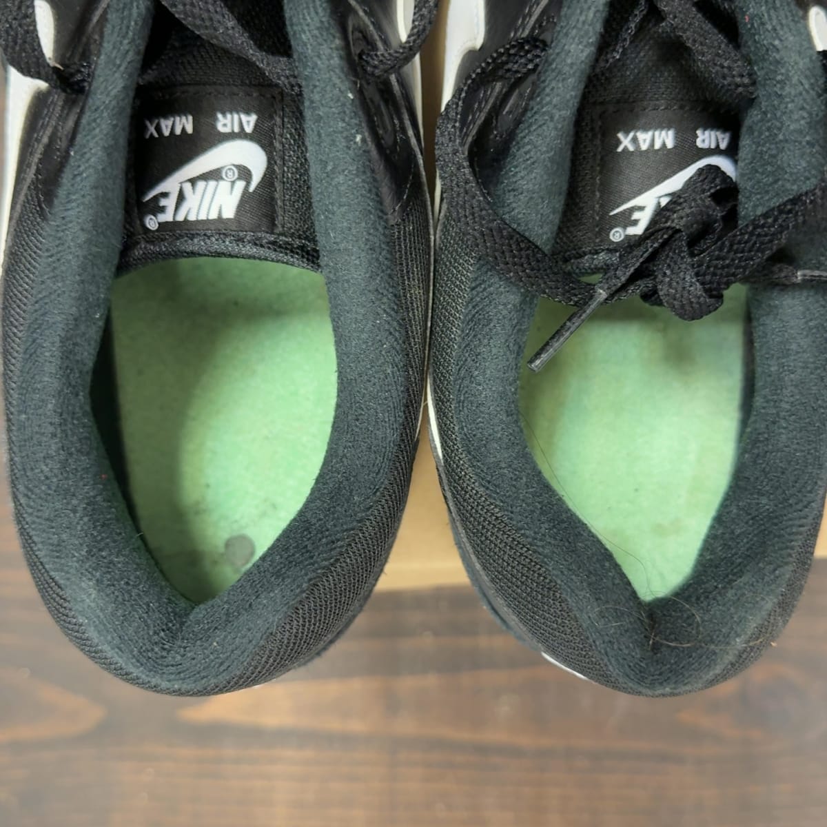 Nike Air Max 1 Black White (2019) Size 13 (Pre-Owned) - aux