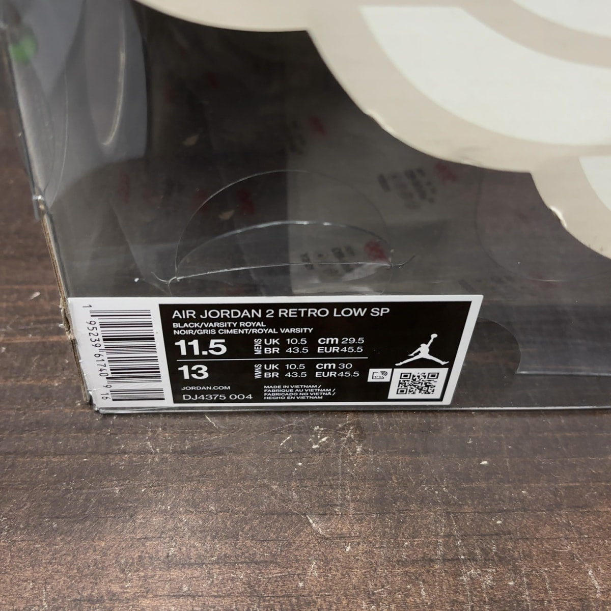 Jordan 2 Retro Low SP Off-White Black Blue - Image 7