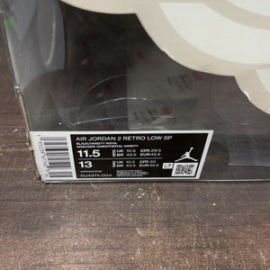 Jordan 2 Retro Low SP Off-White Black Blue - Image 7