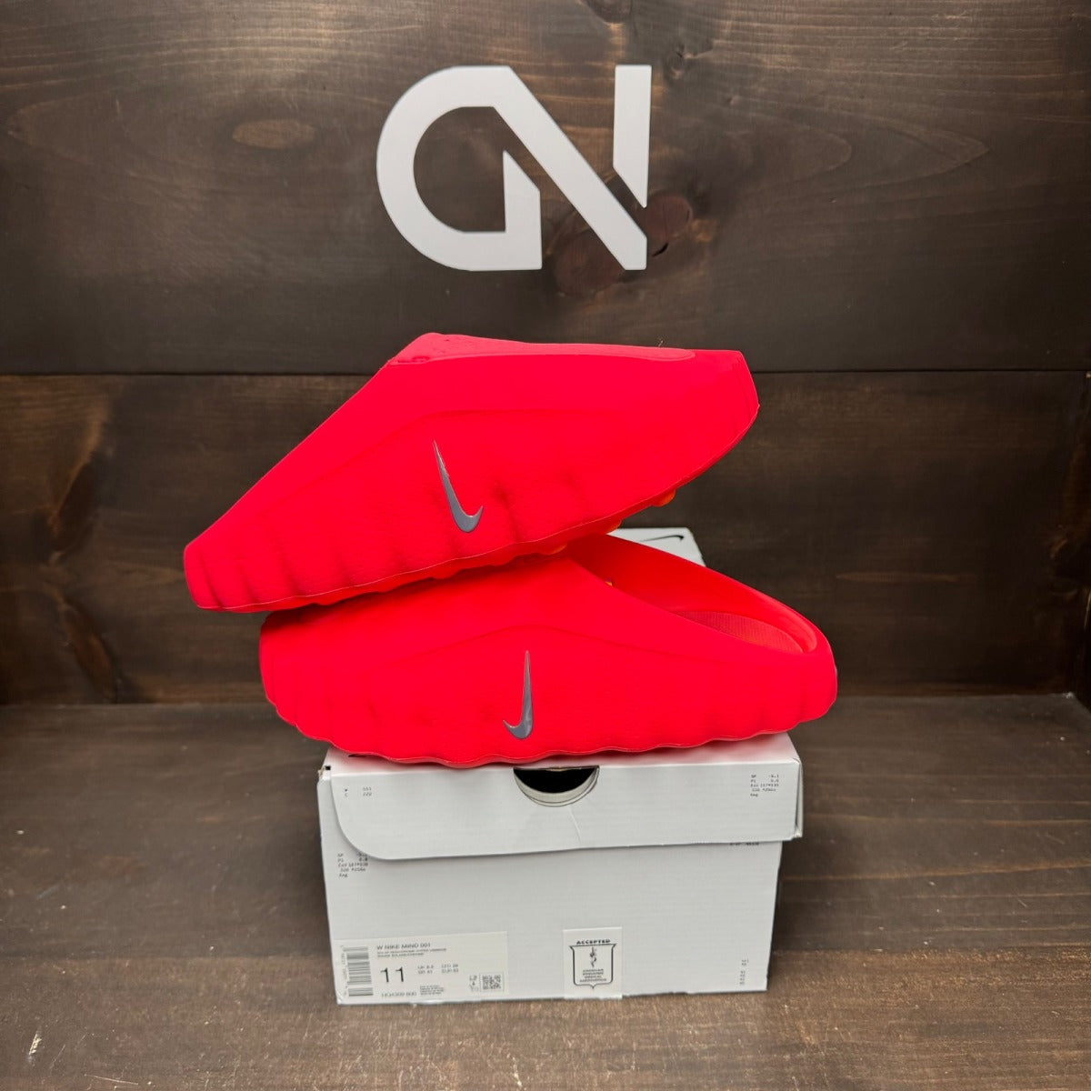 Nike Mind 001 Slide Solar Red (Women's) - Image 1