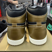 Black Metallic Gold Jordan 1 High (USED)
