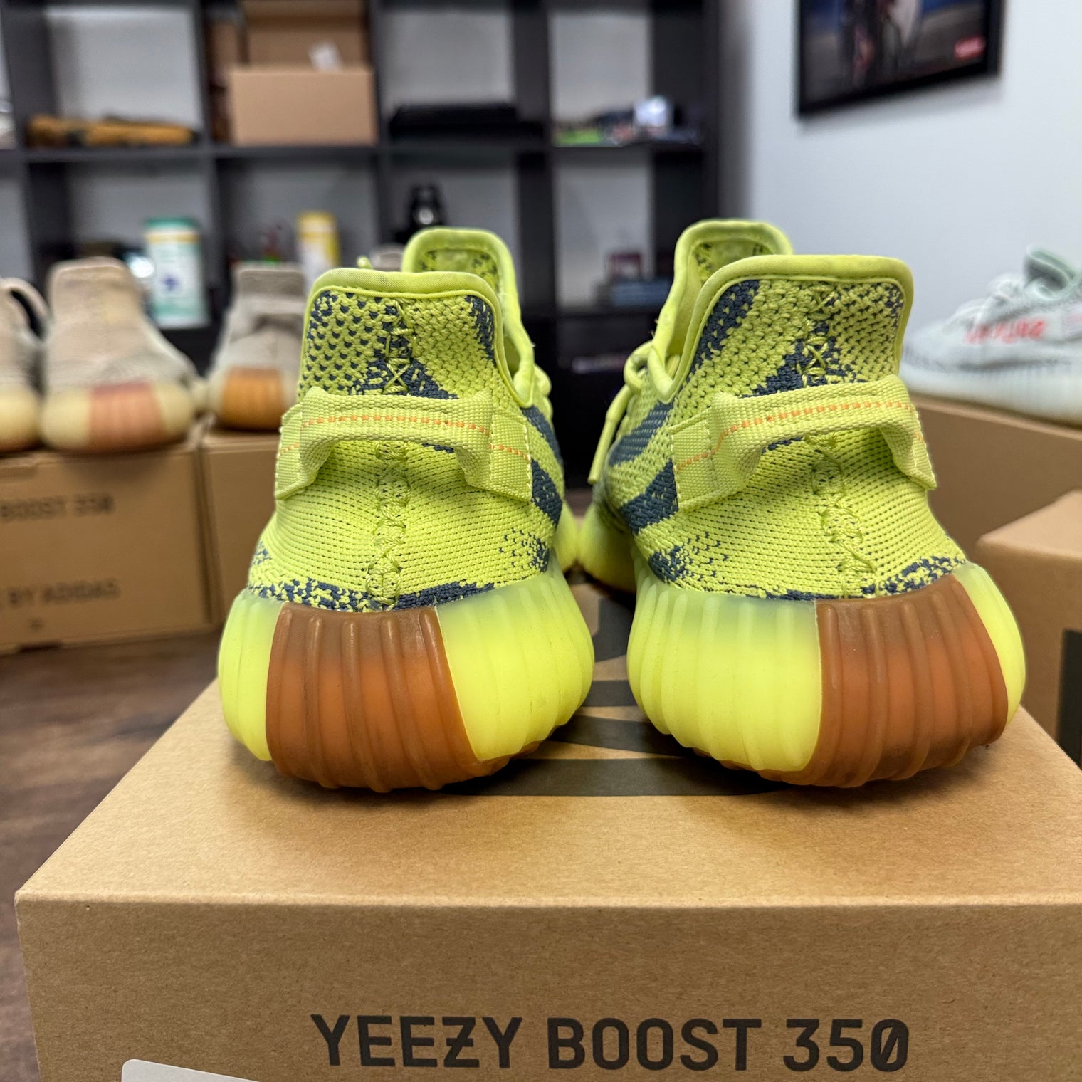 Semi Frozen Yellow Yeezy 350 (USED)