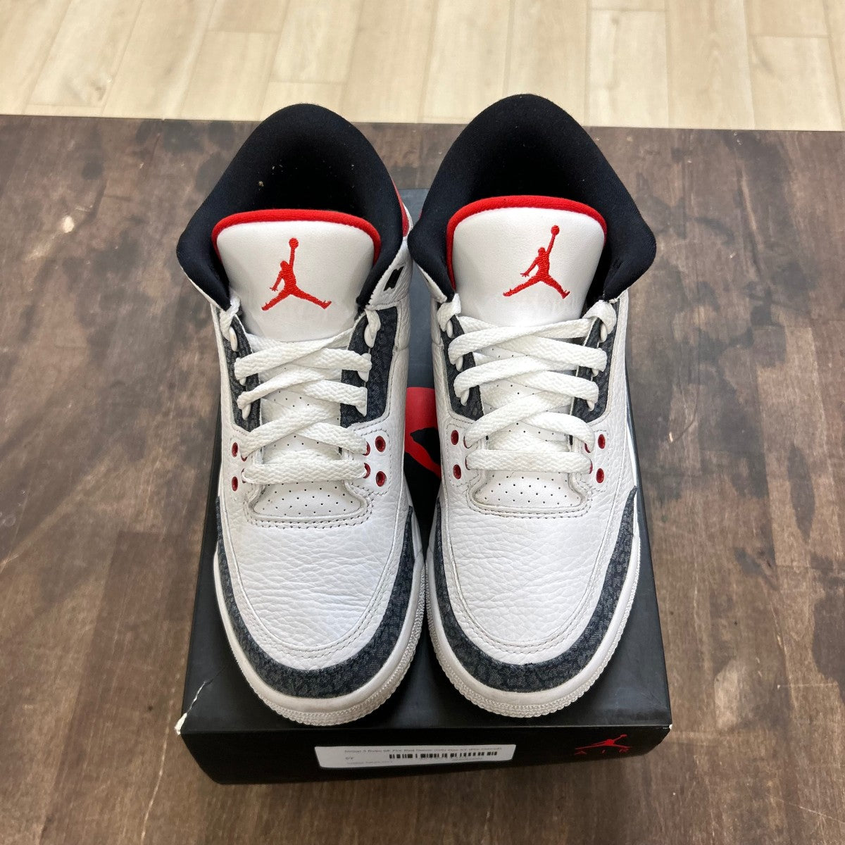 Jordan 3 Retro SE Fire Red Denim (GS) - Image 2