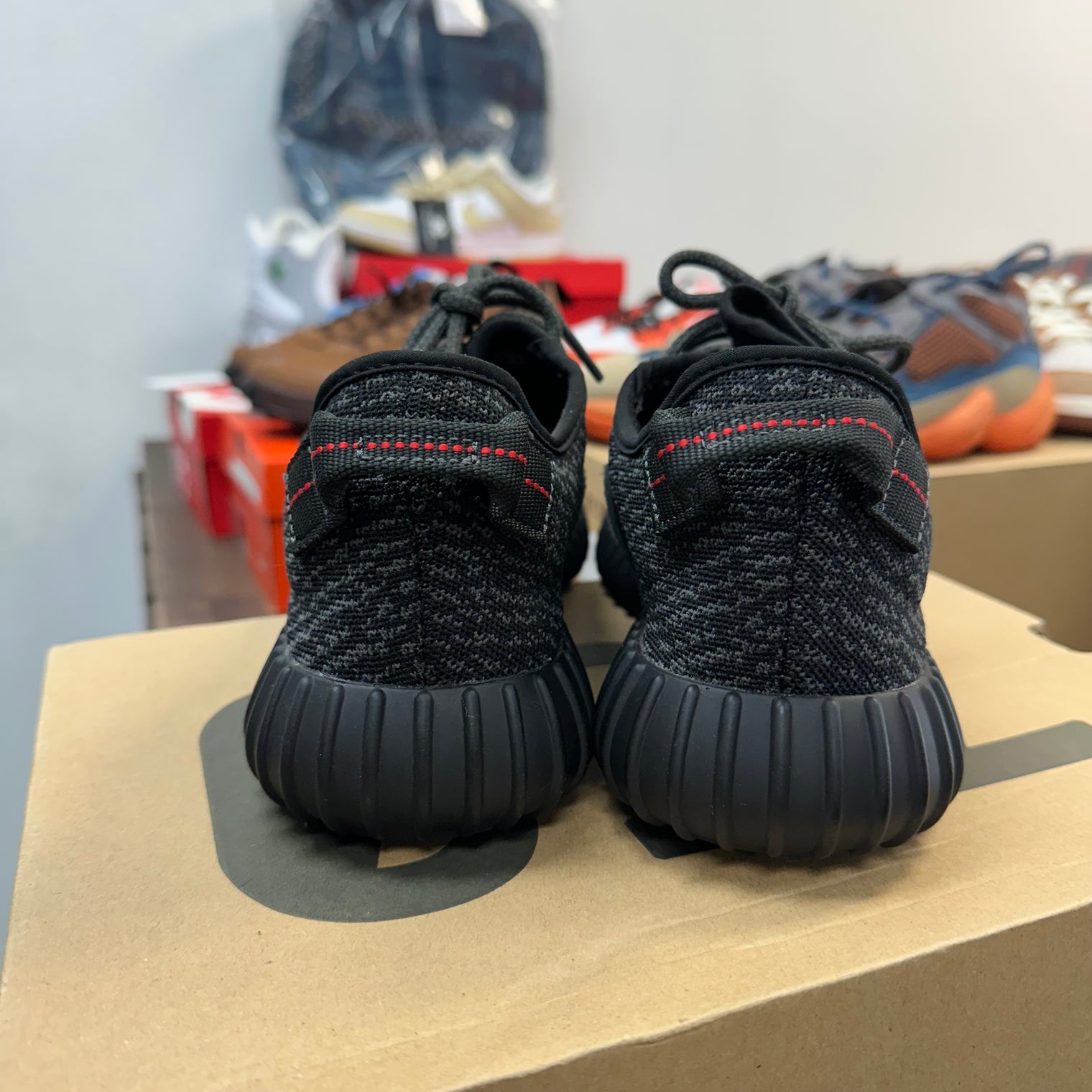 Pirate Black Yeezy 350 (USED,Replacement Box)