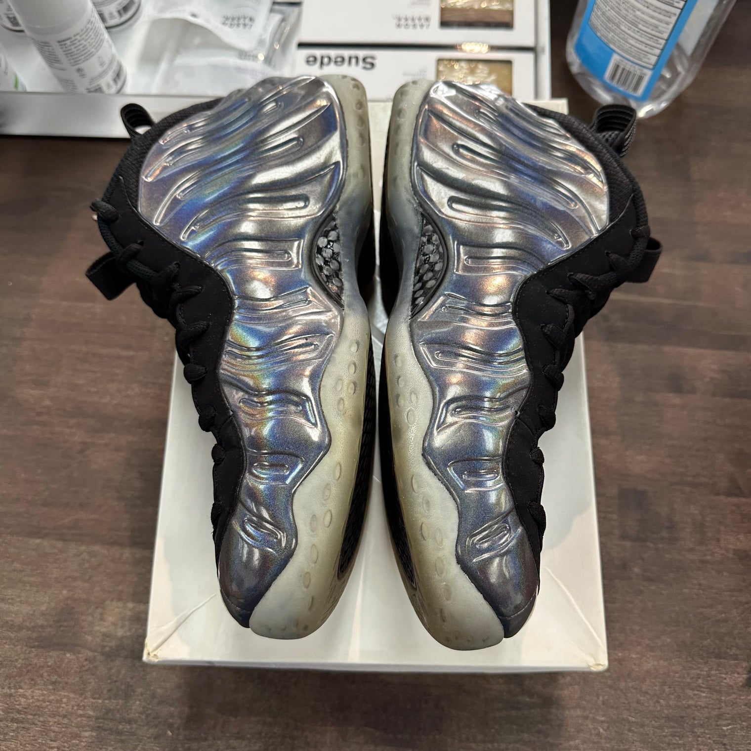 Air Foamposite One Hologram (Used, Replacement Box)