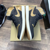 Black Metallic Gold Jordan 1 High (USED)