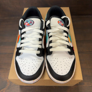 Nike Dunk Low Multiple Swooshes White Washed Teal (Women's) Size 7W (Pre-Owned) - Image 3