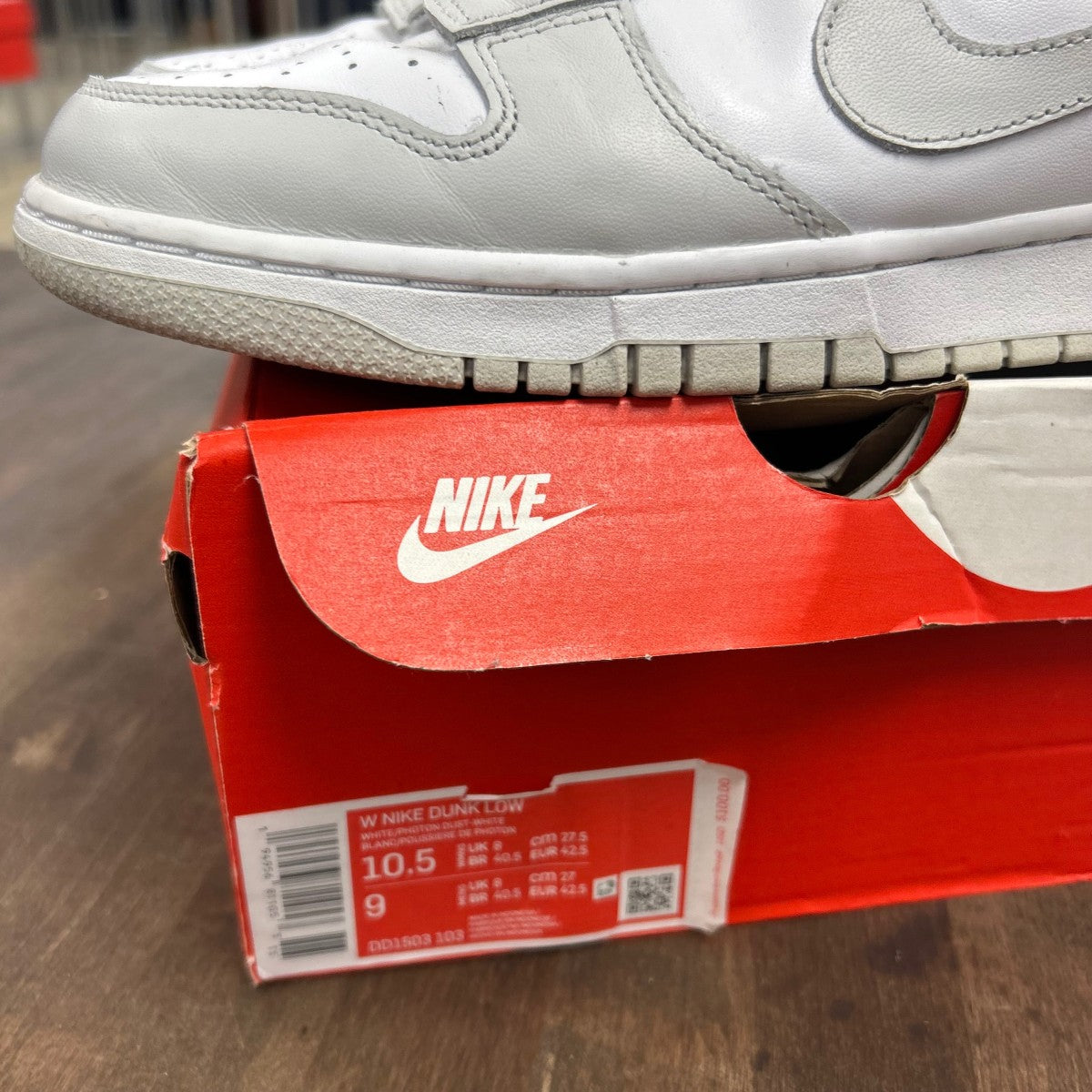 Nike Dunk Low Photon Dust (Women's) - Image 6