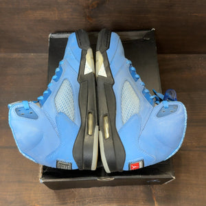 Jordan 5 Retro UNC University Blue Size 8.5 (Pre-Owned)