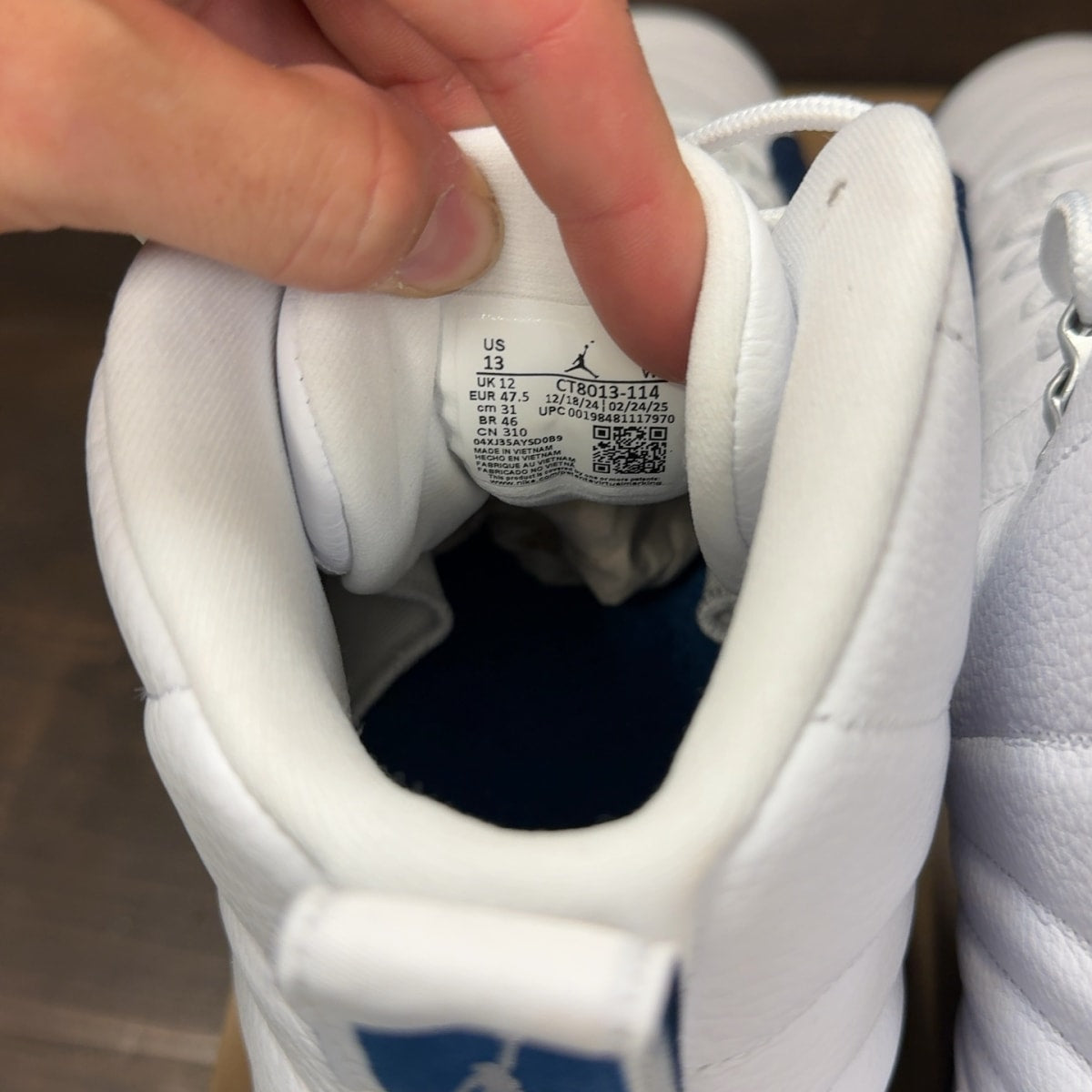 Jordan 12 Retro French Blue (2025) Size 13 (Pre-Owned) - aux