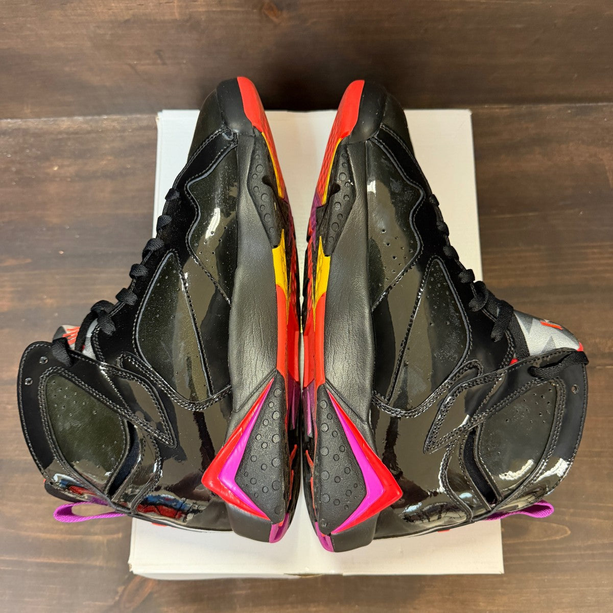 Jordan 7 Retro Black Patent (Women's) - Image 5