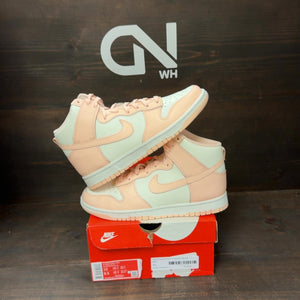 Nike Dunk High Sail Crimson Tint (Women's) Size 8.5W - Image 1